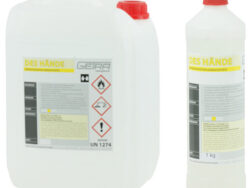 Des Hände-Händedesinfektion